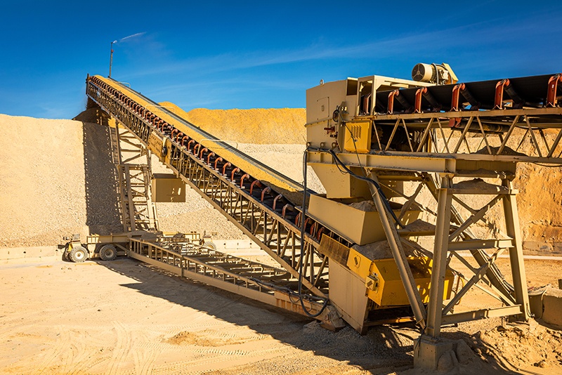 Băng tải xếp chồng xuyên tâm