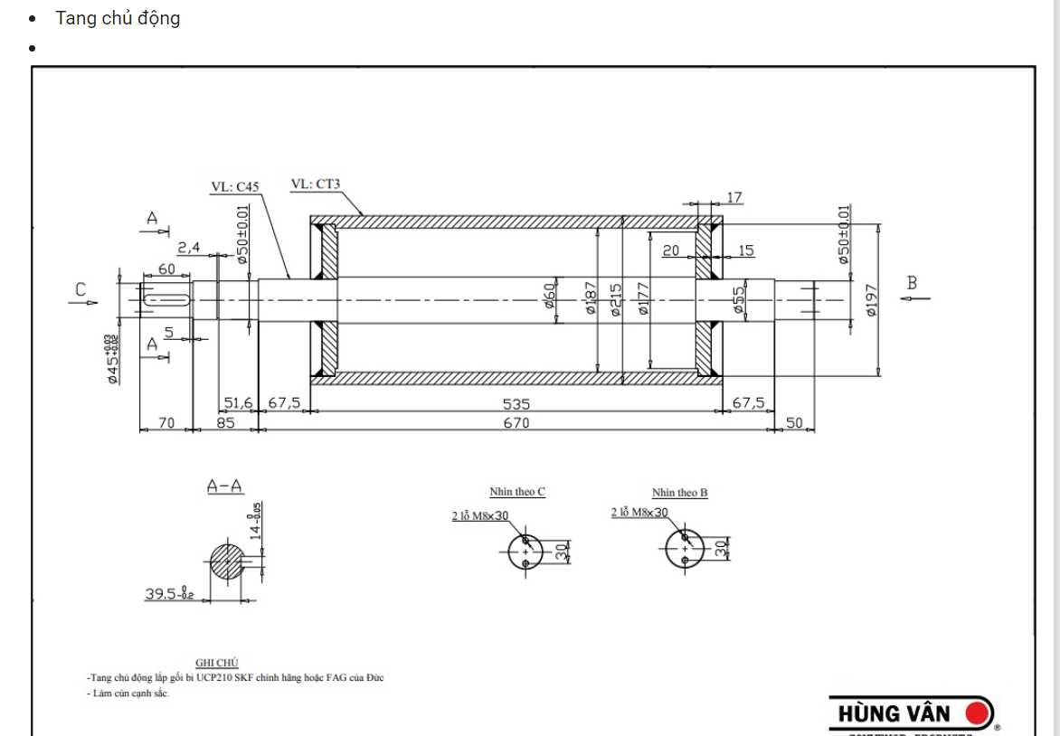 Tài liệu về bản vẽ khung băng tải và cấu tạo khung băng tải