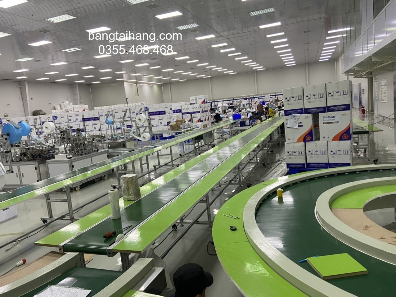 Băng tải hệ thống trường thị trường tại Việt Nam