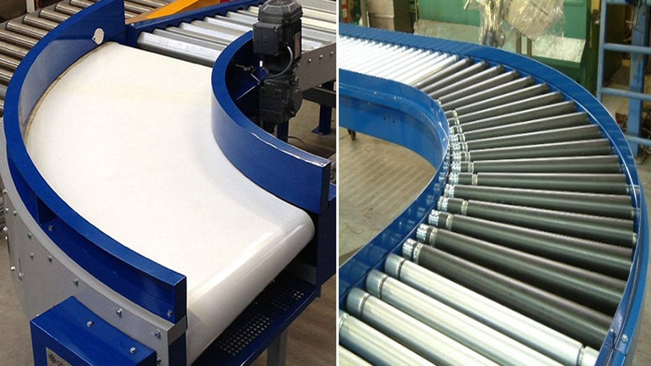 Lợi Ích Và Ứng Dụng Của Băng Tải Góc Cong Trong Công Nghiệp