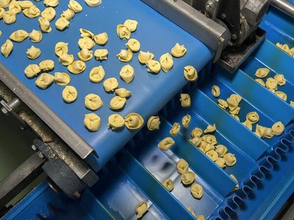 Băng tải hợp vệ sinh để chế biến thực phẩm