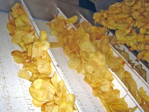 Băng tải hợp vệ sinh để chế biến thực phẩm