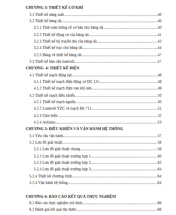 Đồ án phân loại sản phẩm theo khối lượng