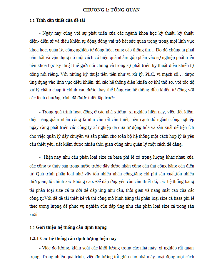 Đồ án phân loại sản phẩm theo khối lượng 5 Đồ án phân loại sản phẩm theo khối lượng