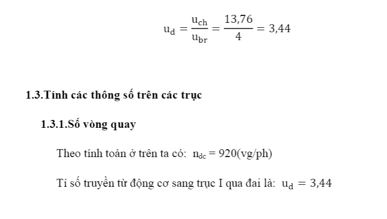 Tài Liệu Bài Tập Lớn Thiết Kế Hệ Thống Dẫn Động Băng Tải