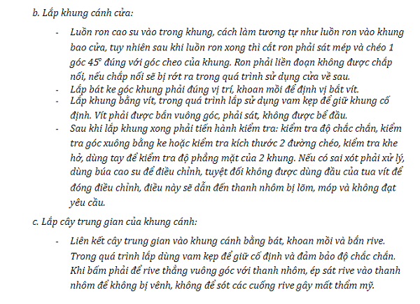 Tài Liệu Quy Trình Sản Xuất Nhôm Định Hình Tại Xưởng