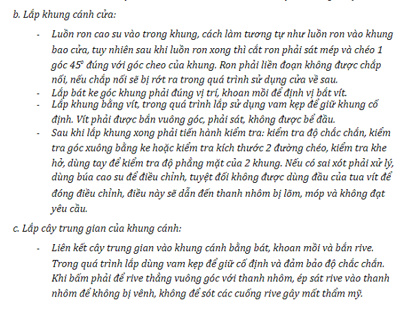 Tài Liệu Quy Trình Sản Xuất Nhôm Định Hình Tại Xưởng