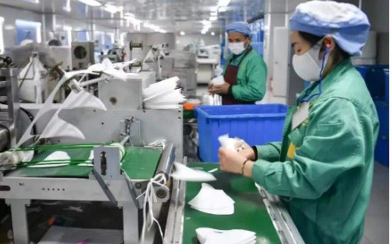 Băng Tải Pvc Trong Dây Chuyền Sản Xuất Khẩu Trang Y Tế