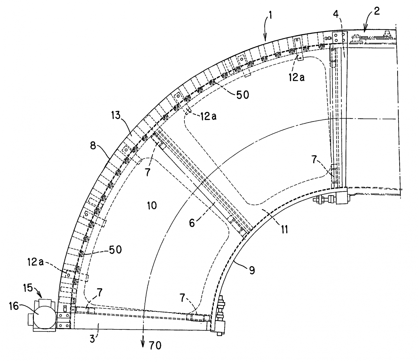 Tài liệu về bản vẽ băng tải góc cong 90 đô