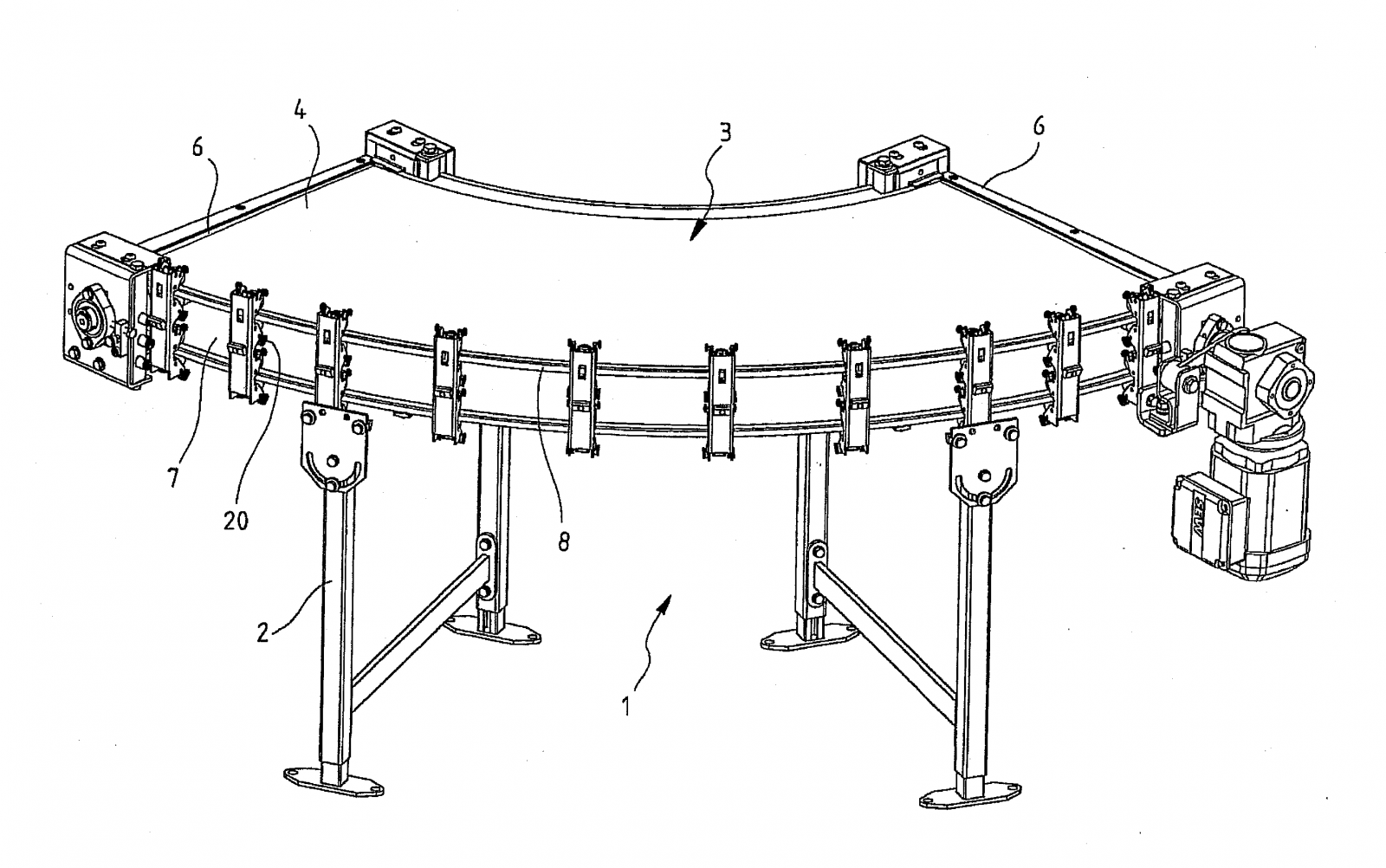 Tài liệu về bản vẽ băng tải góc cong 90 đô