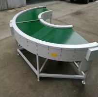 băng tải cong 180 độ