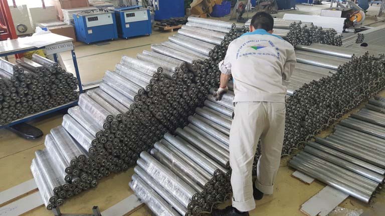 Các loại con lăn băng tải khác nhau