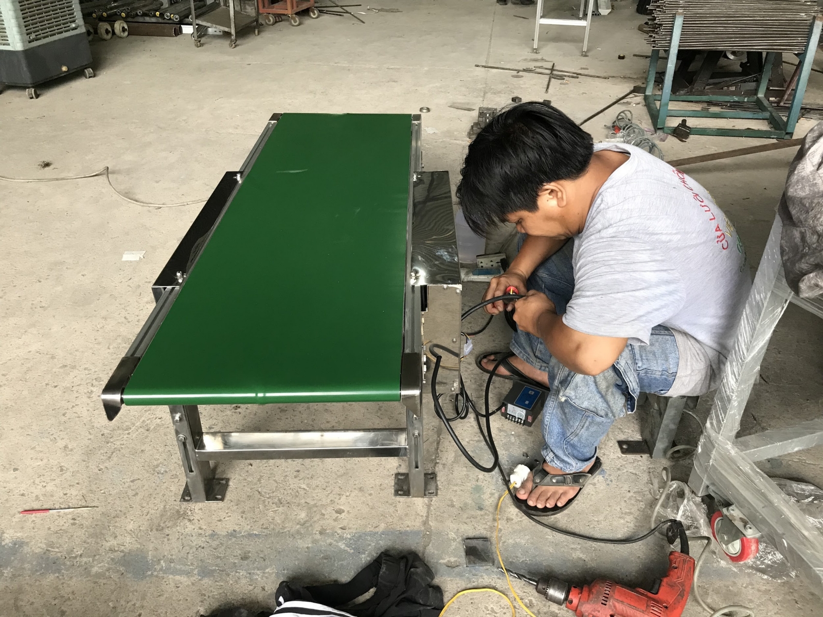 Những yếu tố tác động đến năng suất của hệ thống băng tải