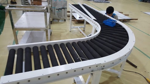 Tiêu chuẩn của băng tải con lăn góc cong