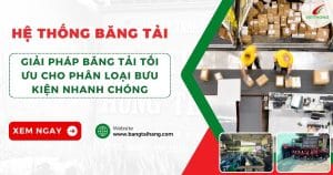 băng tải phân phối bưu kiện
