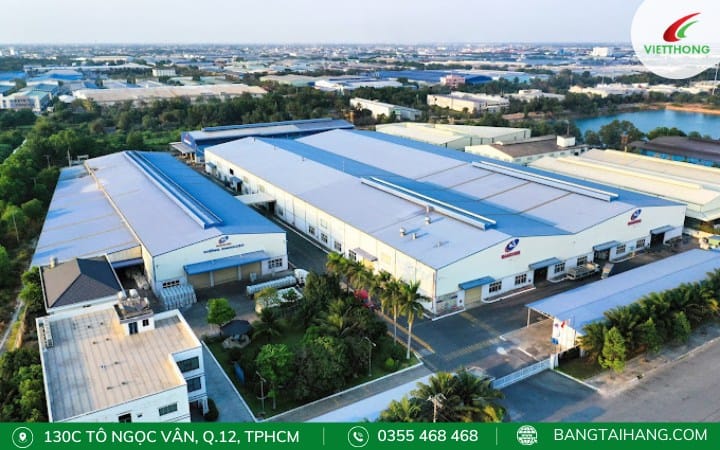 Nhà xưởng công ty nhôm Nam Sung