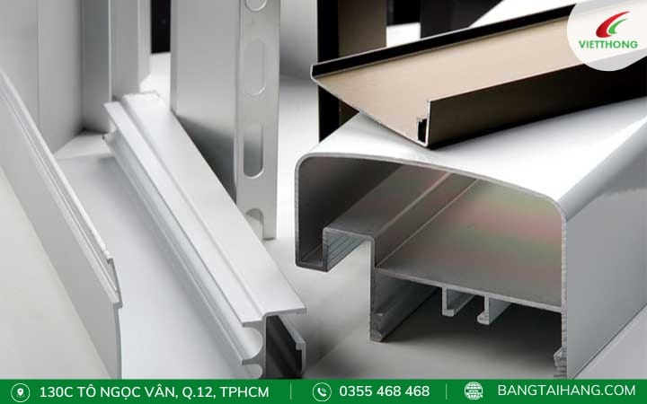 Cấu tạo của nhôm định hình