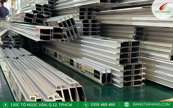 Nhôm định hình làm cửa nhôm kính, cửa lưới chống muỗi