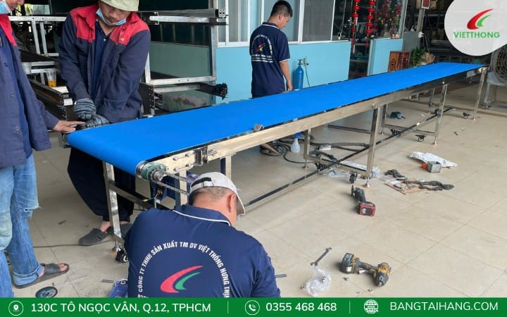 Tính toán thiết kế băng tải để giảm tiếng ồn khi vận hành