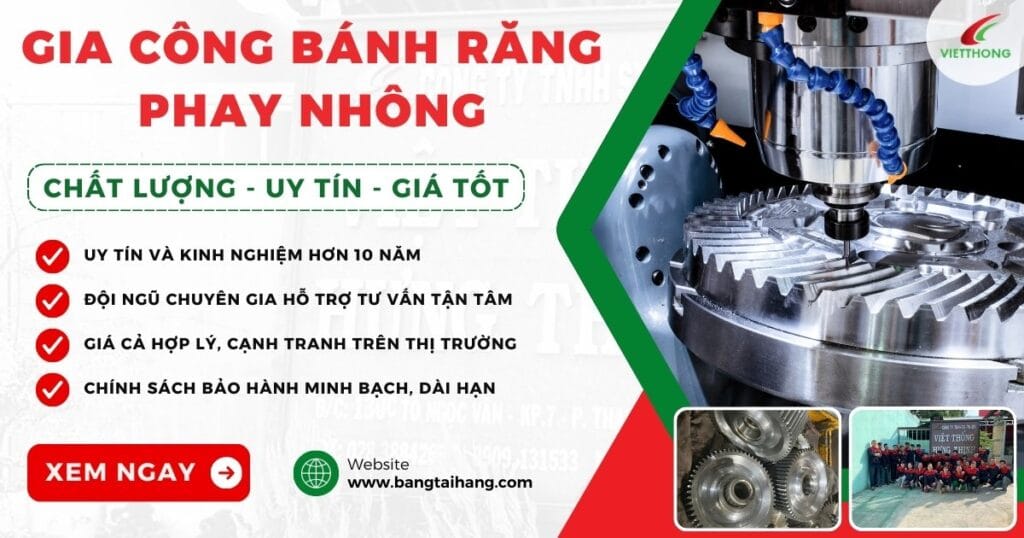 Nhận Phay Nhông, Gia Công Bánh Răng Theo Yêu Cầu 1 Phay nhông, gia công bánh răng